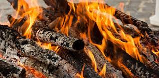 processo di combustione fiamme: calore temperatura fuoco