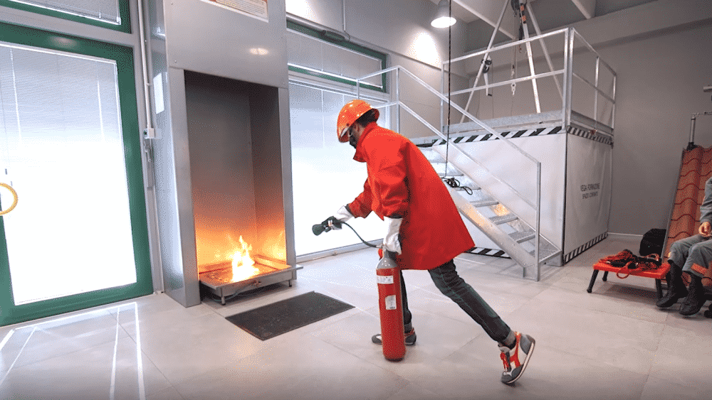 formazione antincendio rischio basso: ora di pratica